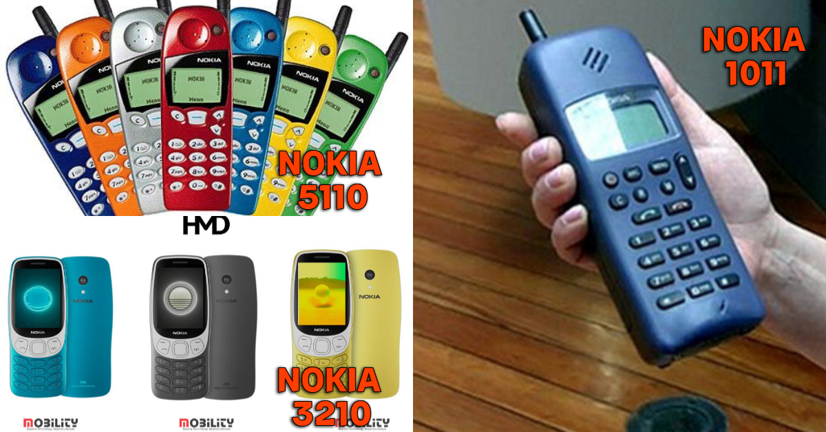 nokia 5110, Nokia 1011 dan Nokia 3210